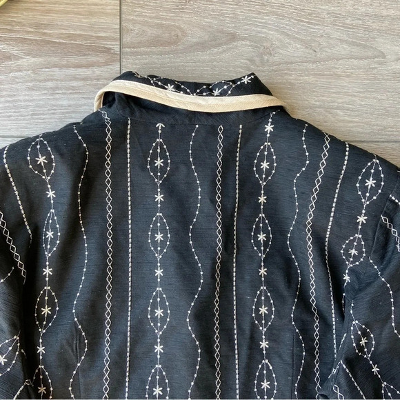 Silk Land  Embroidery Silk Blend Blazer - Picture 12 of 14